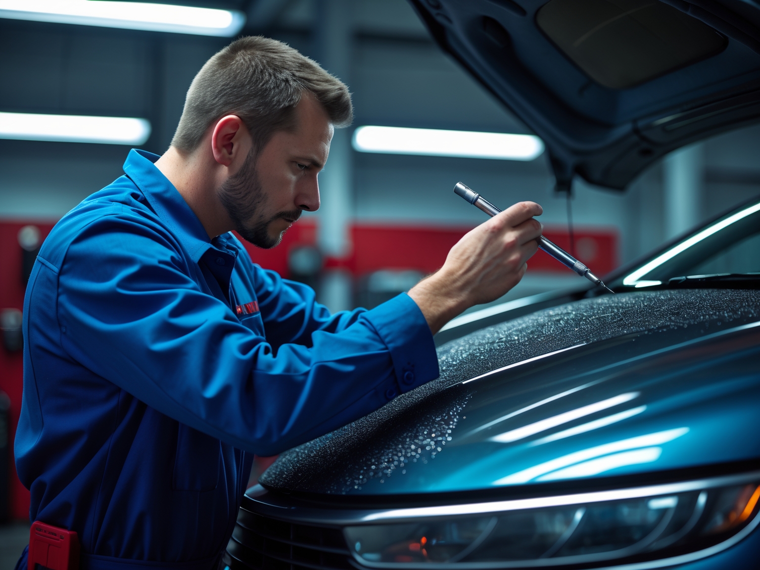Expert hail damage assessment Plano by certified auto care specialists