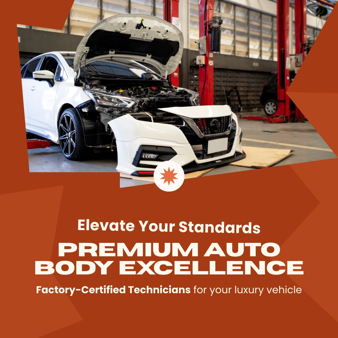 Luxury car undergoing advanced maintenance to preserve premium auto body for luxury cars your elite vehicle in a climate-controlled facility.