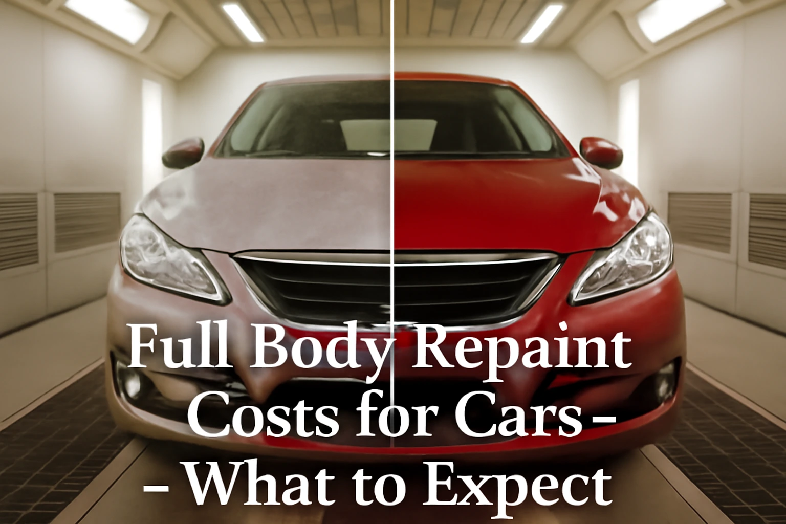Full Body Repaint Costs for Cars