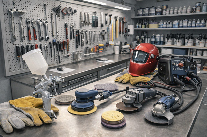 paint and body repair tools