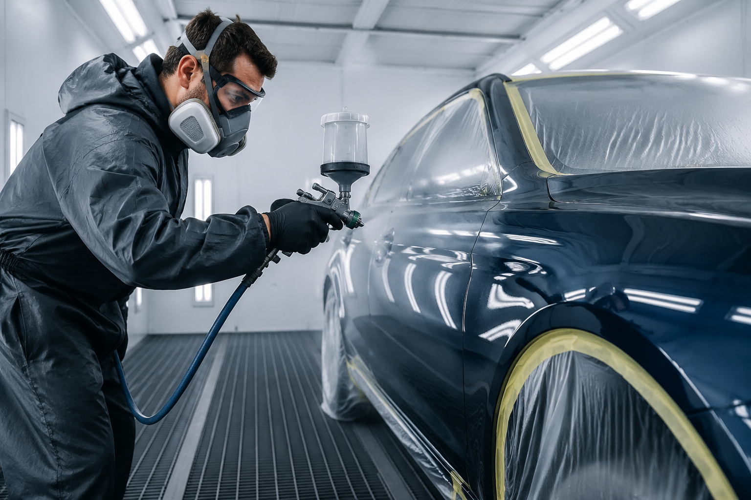 Clear Coating in Auto Repair