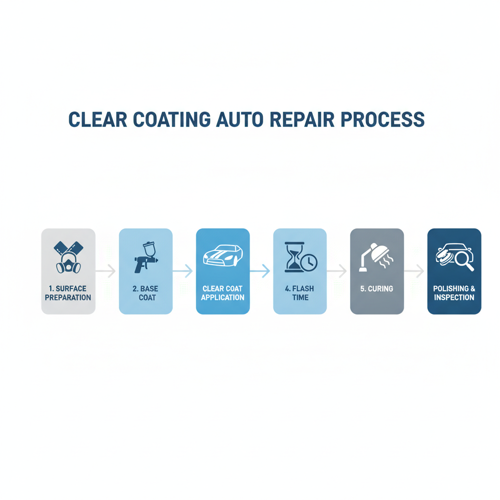 Clear Coating in Auto Repair